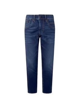 Jeans Pepe Jeans Track Slim Azul Homem