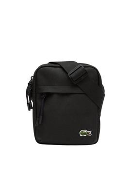 Bolsa de Ombro Câmera Vertical Lacoste Preto Homem