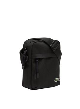 Bolsa de Ombro Câmera Vertical Lacoste Preto Homem