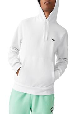 Sweat Lacoste Classic Fit Branco para Homem