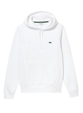 Sweat Lacoste Classic Fit Branco para Homem