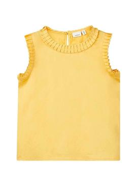 Blusa Name It Fiba Amarelo Para Menina