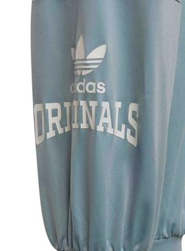 Calças Adidas Graphic Print Azul para Menina