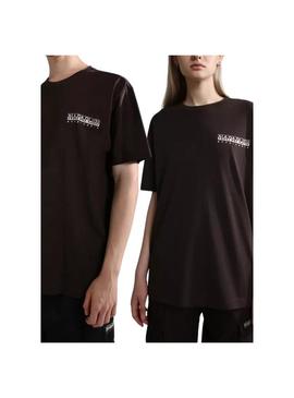 T-Shirt Napapijri Hill SS Preto Unissex