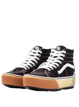 Sapatilhas Vans UA Sk8 Hi Checkerboard Pretos