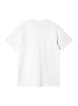 T-Shirt Carhartt Pocket Branco para Homem