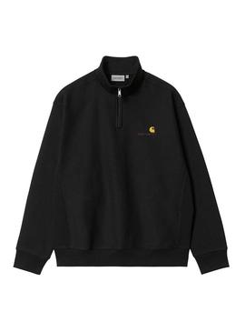 Sweat Carhartt Half Zip Preto para Homem