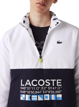 Casaca Lacoste Sport Reversível Azul Marinho Homem