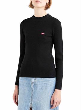 Camisola Levis Rib Batwing Preto para Mulher