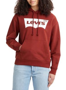 Sweat Levis Graphic Standard Bordeaux Mulher