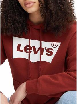 Sweat Levis Graphic Standard Bordeaux Mulher