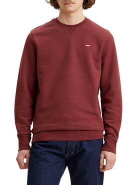 Sweat Levis New Original Bordeaux para Homem