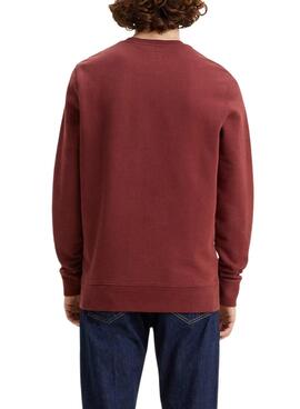 Sweat Levis New Original Bordeaux para Homem