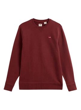 Sweat Levis New Original Bordeaux para Homem