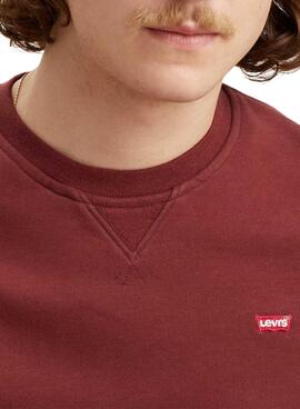 Sweat Levis New Original Bordeaux para Homem