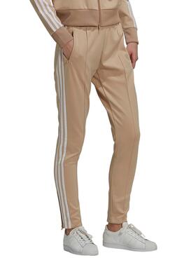 Calças Adidas Primeblue SST Tostado para Mulher