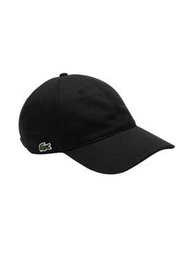 Gorro Lacoste Algodão Orgânico Unissex Preto