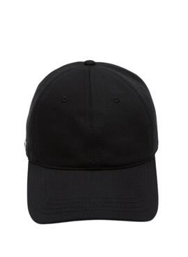 Gorro Lacoste Algodão Orgânico Unissex Preto