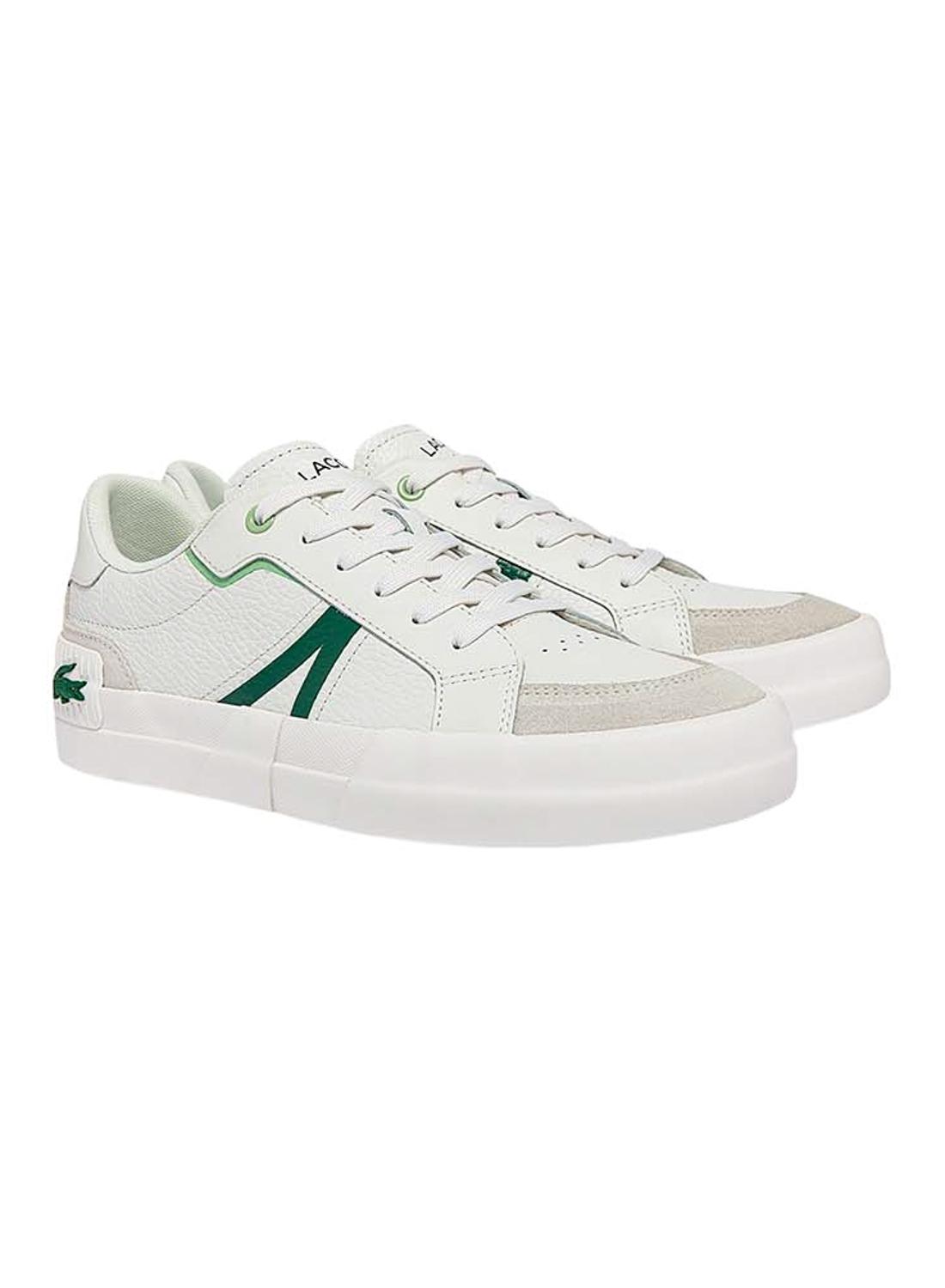 Sapatilhas Lacoste L004 Branco Pele para Homem