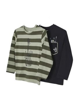 Set 2 T-Shirts Mayoral Banda legal Preto para Menino