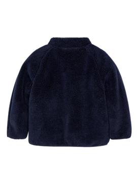 Casaca Mayoral Reversível Shearling Azul Marinho Menino