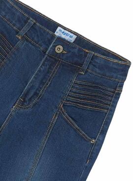 Jeans Mayoral Desleixado Azul Marinho para Menina