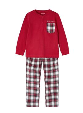 Pijama Mayoral Frames Vermelho para Menino
