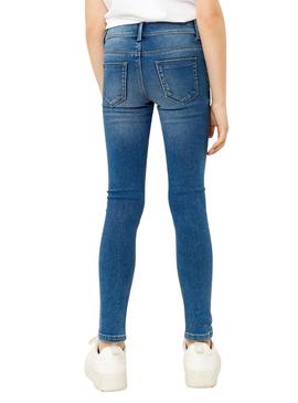 Jeans Name It Polly Skinny Azul Menina