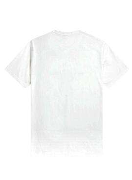 T-Shirt Fred Perry Bordada Branco para Homem