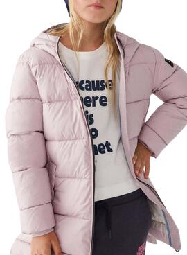 Casaco Ecoalf Marangu Rosa para Menina