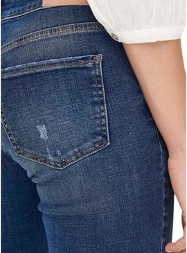 Jeans Only Tiger Flare Azul para Mulher