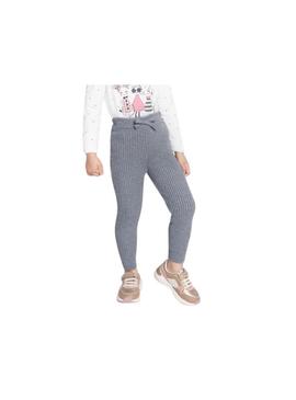 Leggings Mayoral Tricot Cinza para Menina