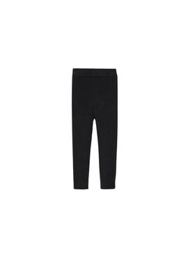 Leggings Mayoral Tricot Preto para Menina