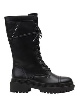 Botas Pepe Jeans Bettle Urban Pretos para Mulher