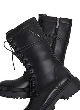 Botas Pepe Jeans Bettle Urban Pretos para Mulher
