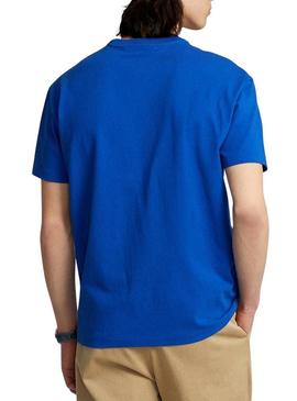 T-Shirt Polo Ralph Lauren Sport Azul para Homem