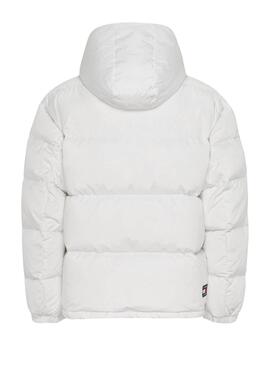 Casaca Tommy Jeans Baiacu do Alasca Branco Homem