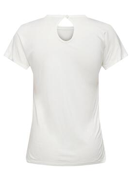 T-Shirt Only Emma Branco para Mulher