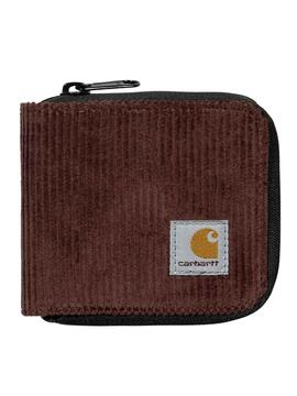 Carteira Carhart Flint Zip Marrom para Homem