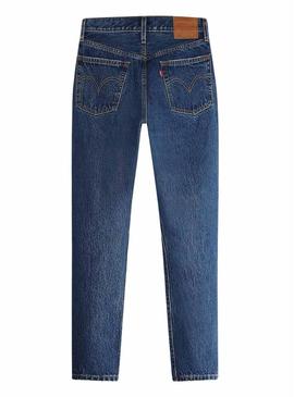 Jeans Levis 501 Crop Azul para Mulher