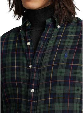 Camisa Polo Ralph Lauren Frames Verde para Homem