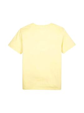 T-Shirt Tommy Hilfiger Flag ícone amarelo Ni a