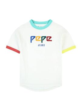 T-Shirt Pepe Jeans Coventina Branco Menina