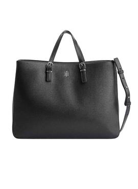 Bolsa Tommy Hilfiger Trabalho Atemporal Preto Mulher
