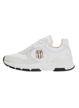 Sapatilhas Tommy Hilfiger Running Brancos Mulher