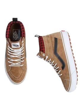 Sapatilhas Vans Sk8-Hi MTE-1 Xadrez Homem Marrones