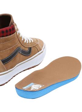 Sapatilhas Vans Sk8-Hi MTE-1 Xadrez Homem Marrones