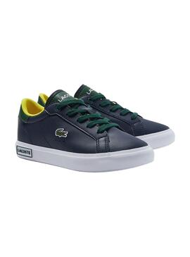 Sapatilhas Lacoste Vulcanized Azul Marinho para Menino