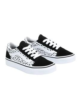 Sapatilhas Vans Old Skool Dots Preto e Branco
