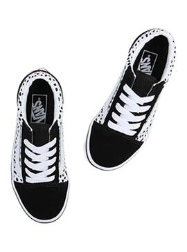 Sapatilhas Vans Old Skool Dots Preto e Branco